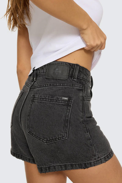 THRILLS - ERICA SHORT - ASH BLACK - PERTH BOUTIQUE - AUSTRALIAN BOUTIQUE - WA BOUTIQUE - INTERNATIONAL SHIPPING - USA SHIPPING - PERTH STORES - PERTH STORE - AUSTRALIA - WA - WESTER AUSTRALIA - WOMENS FASHION - FASHION - CLOTHING - WA STOCKIST - PERTH STOCKIST - AUSTRALIAN STOCKIST - STOCKIST