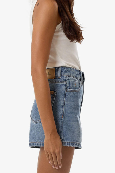 THRILLS - ERICA SHORT -  DARK DUST BLUE - PERTH BOUTIQUE - AUSTRALIAN BOUTIQUE - WA BOUTIQUE - INTERNATIONAL SHIPPING - USA SHIPPING - PERTH STORES - PERTH STORE - AUSTRALIA - WA - WESTER AUSTRALIA - WOMENS FASHION - FASHION - CLOTHING - WA STOCKIST - PERTH STOCKIST - AUSTRALIAN STOCKIST - STOCKIST