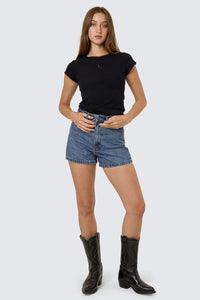 THRILLS - ERICA SHORT - STONED BLUES - PERTH BOUTIQUE - AUSTRALIAN BOUTIQUE - WA BOUTIQUE - INTERNATIONAL SHIPPING - USA SHIPPING - PERTH STORES - PERTH STORE - AUSTRALIA - WA - WESTER AUSTRALIA - WOMENS FASHION - FASHION - CLOTHING - WA STOCKIST - PERTH STOCKIST - AUSTRALIAN STOCKIST - STOCKIST