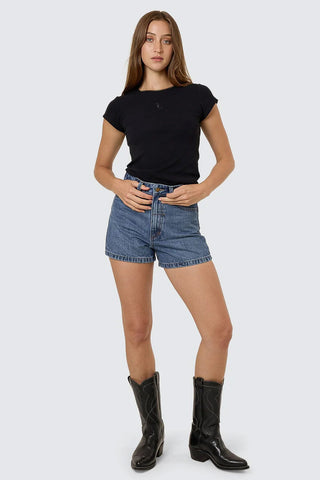 THRILLS - ERICA SHORT - STONED BLUES - PERTH BOUTIQUE - AUSTRALIAN BOUTIQUE - WA BOUTIQUE - INTERNATIONAL SHIPPING - USA SHIPPING - PERTH STORES - PERTH STORE - AUSTRALIA - WA - WESTER AUSTRALIA - WOMENS FASHION - FASHION - CLOTHING - WA STOCKIST - PERTH STOCKIST - AUSTRALIAN STOCKIST - STOCKIST