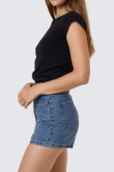 THRILLS - ERICA SHORT - STONED BLUES - PERTH BOUTIQUE - AUSTRALIAN BOUTIQUE - WA BOUTIQUE - INTERNATIONAL SHIPPING - USA SHIPPING - PERTH STORES - PERTH STORE - AUSTRALIA - WA - WESTER AUSTRALIA - WOMENS FASHION - FASHION - CLOTHING - WA STOCKIST - PERTH STOCKIST - AUSTRALIAN STOCKIST - STOCKIST