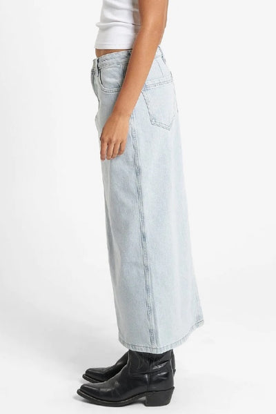 THRILLS - FRANKIE SKIRT - FADED DUST BLUE