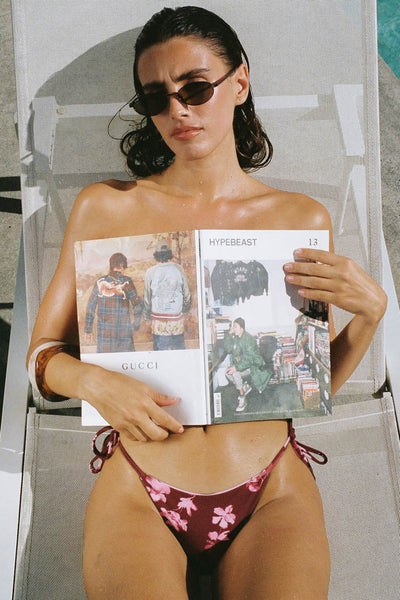 THRILLS - FULL BLOOM REVERSIBLE STRING BIKINI TOP - POMEGRANATE - PERTH BOUTIQUE - AUSTRALIAN BOUTIQUE - WA BOUTIQUE - INTERNATIONAL SHIPPING - USA SHIPPING - PERTH STORES - PERTH STORE - AUSTRALIA - WA - WESTER AUSTRALIA - WOMENS FASHION - FASHION - CLOTHING - WA STOCKIST - PERTH STOCKIST - AUSTRALIAN STOCKIST - STOCKIST