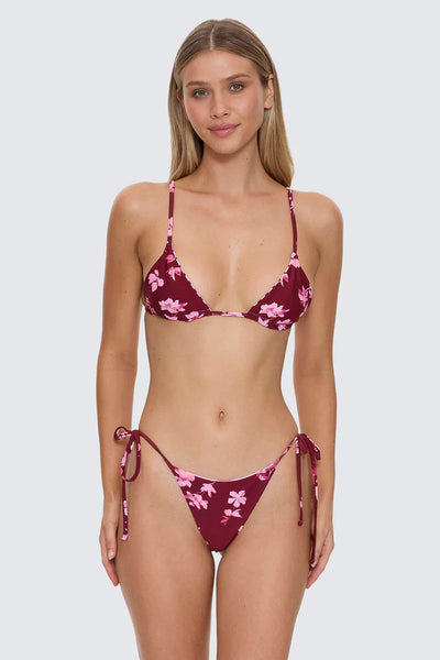 THRILLS - FULL BLOOM REVERSIBLE STRING BIKINI TOP - POMEGRANATE - PERTH BOUTIQUE - AUSTRALIAN BOUTIQUE - WA BOUTIQUE - INTERNATIONAL SHIPPING - USA SHIPPING - PERTH STORES - PERTH STORE - AUSTRALIA - WA - WESTER AUSTRALIA - WOMENS FASHION - FASHION - CLOTHING - WA STOCKIST - PERTH STOCKIST - AUSTRALIAN STOCKIST - STOCKIST