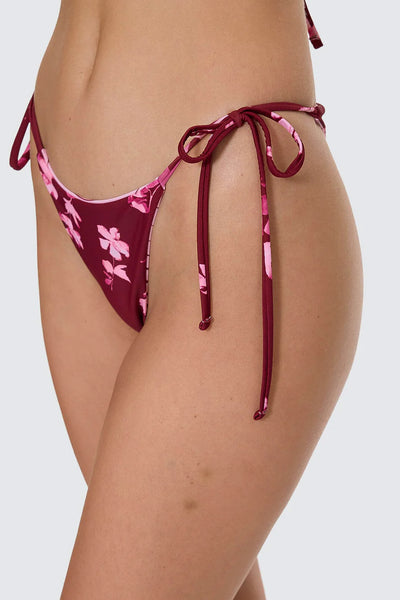 THRILLS - FULL BLOOM REVERSIBLE STRING BIKINI TOP - POMEGRANATE - PERTH BOUTIQUE - AUSTRALIAN BOUTIQUE - WA BOUTIQUE - INTERNATIONAL SHIPPING - USA SHIPPING - PERTH STORES - PERTH STORE - AUSTRALIA - WA - WESTER AUSTRALIA - WOMENS FASHION - FASHION - CLOTHING - WA STOCKIST - PERTH STOCKIST - AUSTRALIAN STOCKIST - STOCKIST