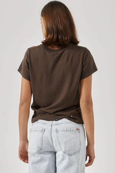 THRILLS - HEMP EVERYDAY TEE - POSTAL BROWN