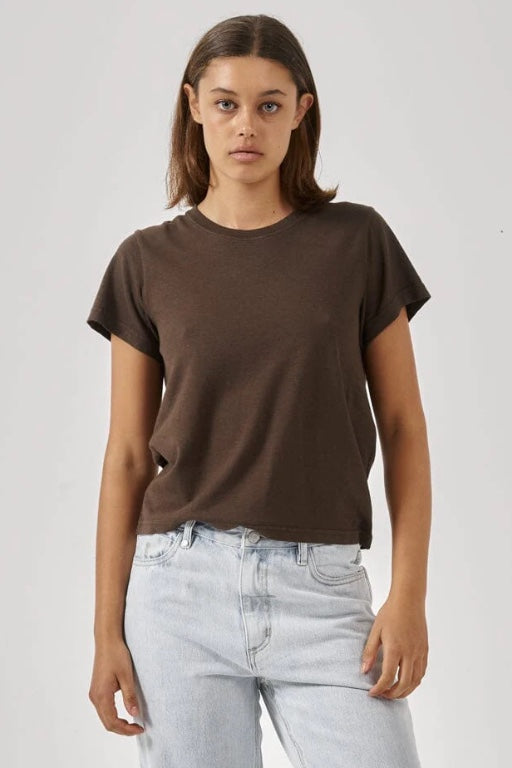 THRILLS - HEMP EVERYDAY TEE - POSTAL BROWN