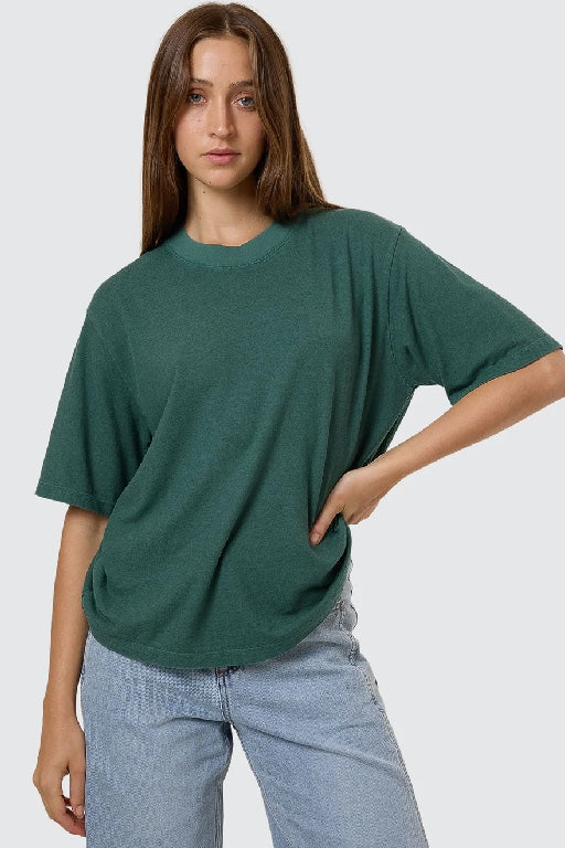 THRILLS - HEMP SQUARE TEE - SEA PINE - PERTH BOUTIQUE - AUSTRALIAN BOUTIQUE - WA BOUTIQUE - INTERNATIONAL SHIPPING - USA SHIPPING - PERTH STORES - PERTH STORE - AUSTRALIA - WA - WESTER AUSTRALIA - WOMENS FASHION - FASHION - CLOTHING - WA STOCKIST - PERTH STOCKIST - AUSTRALIAN STOCKIST - STOCKIST