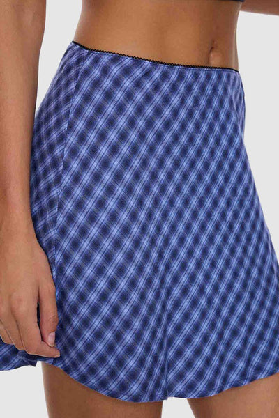 THRILLS - HIGH SPEED CHECK MINI SKIRT - GUARDIAN NAVY - PERTH BOUTIQUE - AUSTRALIAN BOUTIQUE - WA BOUTIQUE - INTERNATIONAL SHIPPING - USA SHIPPING - PERTH STORES - PERTH STORE - AUSTRALIA - WA - WESTER AUSTRALIA - WOMENS FASHION - FASHION - CLOTHING - WA STOCKIST - PERTH STOCKIST - AUSTRALIAN STOCKIST - STOCKIST
