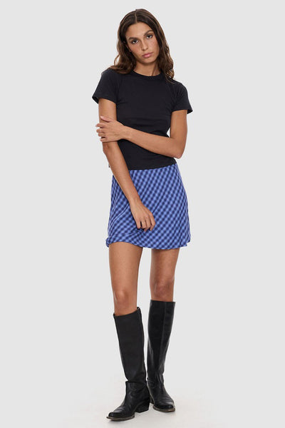 THRILLS - HIGH SPEED CHECK MINI SKIRT - GUARDIAN NAVY - PERTH BOUTIQUE - AUSTRALIAN BOUTIQUE - WA BOUTIQUE - INTERNATIONAL SHIPPING - USA SHIPPING - PERTH STORES - PERTH STORE - AUSTRALIA - WA - WESTER AUSTRALIA - WOMENS FASHION - FASHION - CLOTHING - WA STOCKIST - PERTH STOCKIST - AUSTRALIAN STOCKIST - STOCKIST
