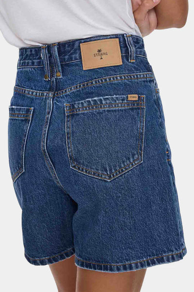 THRILLS - KOKO SHORT - DEEP VINTAGE BLUE - PERTH BOUTIQUE - AUSTRALIAN BOUTIQUE - WA BOUTIQUE - INTERNATIONAL SHIPPING - USA SHIPPING - PERTH STORES - PERTH STORE - AUSTRALIA - WA - WESTER AUSTRALIA - WOMENS FASHION - FASHION - CLOTHING - WA STOCKIST - PERTH STOCKIST - AUSTRALIAN STOCKIST - STOCKIST