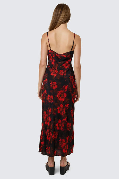 THRILLS - LUCKY FOR YOU FLORAL MAXI DRESS - REDWOOD - PERTH BOUTIQUE - AUSTRALIAN BOUTIQUE - WA BOUTIQUE - INTERNATIONAL SHIPPING - USA SHIPPING - PERTH STORES - PERTH STORE - AUSTRALIA - WA - WESTER AUSTRALIA - WOMENS FASHION - FASHION - CLOTHING - WA STOCKIST - PERTH STOCKIST - AUSTRALIAN STOCKIST - STOCKIST