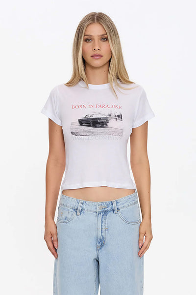 THRILLS - METAL AND DUST BOY TEE - WHITE - PERTH BOUTIQUE - AUSTRALIAN BOUTIQUE - WA BOUTIQUE - INTERNATIONAL SHIPPING - USA SHIPPING - PERTH STORES - PERTH STORE - AUSTRALIA - WA - WESTER AUSTRALIA - WOMENS FASHION - FASHION - CLOTHING - WA STOCKIST - PERTH STOCKIST - AUSTRALIAN STOCKIST - STOCKIST