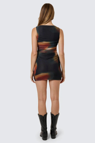 THRILLS - METAMORPHIC DAZE MINI DRESS - BLACK - PERTH BOUTIQUE - AUSTRALIAN BOUTIQUE - WA BOUTIQUE - INTERNATIONAL SHIPPING - USA SHIPPING - PERTH STORES - PERTH STORE - AUSTRALIA - WA - WESTER AUSTRALIA - WOMENS FASHION - FASHION - CLOTHING - WA STOCKIST - PERTH STOCKIST - AUSTRALIAN STOCKIST - STOCKIST