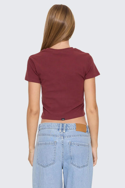 THRILLS - MINIMAL MINI TEE - NEW MAROON