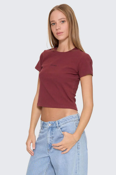 THRILLS - MINIMAL MINI TEE - NEW MAROON