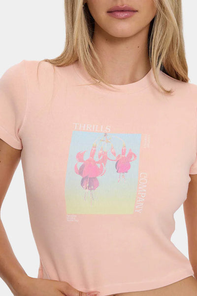 THRILLS - NATURE OF ILLUSION MINI TEE - ROSE SMOKE - PERTH BOUTIQUE - AUSTRALIAN BOUTIQUE - WA BOUTIQUE - INTERNATIONAL SHIPPING - USA SHIPPING - PERTH STORES - PERTH STORE - AUSTRALIA - WA - WESTER AUSTRALIA - WOMENS FASHION - FASHION - CLOTHING - WA STOCKIST - PERTH STOCKIST - AUSTRALIAN STOCKIST - STOCKIST