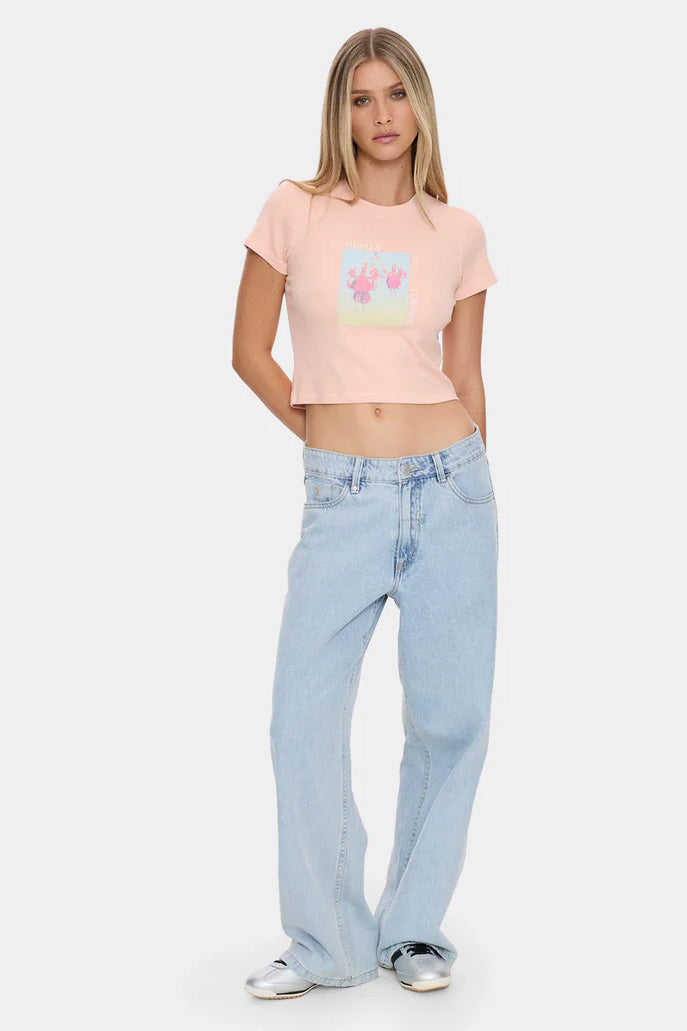 THRILLS - NATURE OF ILLUSION MINI TEE - ROSE SMOKE - PERTH BOUTIQUE - AUSTRALIAN BOUTIQUE - WA BOUTIQUE - INTERNATIONAL SHIPPING - USA SHIPPING - PERTH STORES - PERTH STORE - AUSTRALIA - WA - WESTER AUSTRALIA - WOMENS FASHION - FASHION - CLOTHING - WA STOCKIST - PERTH STOCKIST - AUSTRALIAN STOCKIST - STOCKIST