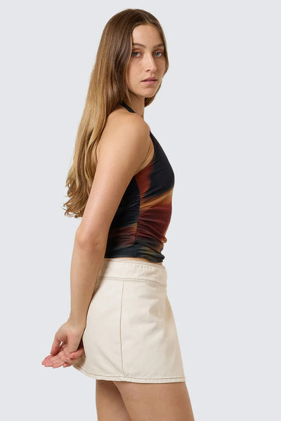 THRILLS - NIGHT SHIFT WRAP MINI SKIRT - HERITAGE WHITE - PERTH BOUTIQUE - AUSTRALIAN BOUTIQUE - WA BOUTIQUE - INTERNATIONAL SHIPPING - USA SHIPPING - PERTH STORES - PERTH STORE - AUSTRALIA - WA - WESTER AUSTRALIA - WOMENS FASHION - FASHION - CLOTHING - WA STOCKIST - PERTH STOCKIST - AUSTRALIAN STOCKIST - STOCKIST