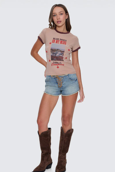 THRILLS - ON MY MIND CLUB TEE - STONE