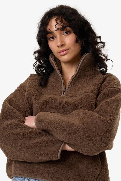 THRILLS - REID SHERPA FLEECE - WREN - PERTH STOCKIST - AUSTRALIAN STOCKIST - WA STOCKIST - AUSTRALIA STOCKIST - AUS STOCKIST - PERTH BOUTIQUE - WA BOUTIQUE - AUS BOUTIQUE - AUSTRALIA BOUTIQUE 