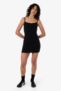SHOP THRILLS - RIB SEAM MINI DRESS - BLACK Chachi SHOP THRILLS - RIB SEAM MINI DRESS - BLACK Chachi