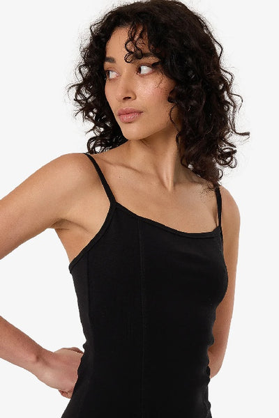 THRILLS - RIB SEAM MINI DRESS - BLACK - PERTH STOCKIST - AUSTRALIAN STOCKIST - WA STOCKIST - AUSTRALIA STOCKIST - AUS STOCKIST - PERTH BOUTIQUE - WA BOUTIQUE - AUS BOUTIQUE - AUSTRALIA BOUTIQUE 