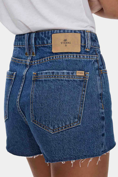 THRILLS - SADIE SHORT - DEEP VINTAGE BLUE - PERTH BOUTIQUE - AUSTRALIAN BOUTIQUE - WA BOUTIQUE - INTERNATIONAL SHIPPING - USA SHIPPING - PERTH STORES - PERTH STORE - AUSTRALIA - WA - WESTER AUSTRALIA - WOMENS FASHION - FASHION - CLOTHING - WA STOCKIST - PERTH STOCKIST - AUSTRALIAN STOCKIST - STOCKIST