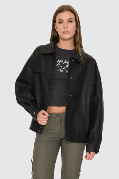 SHOP THRILLS STEVIE JACKET IN BLACK ONLINE
