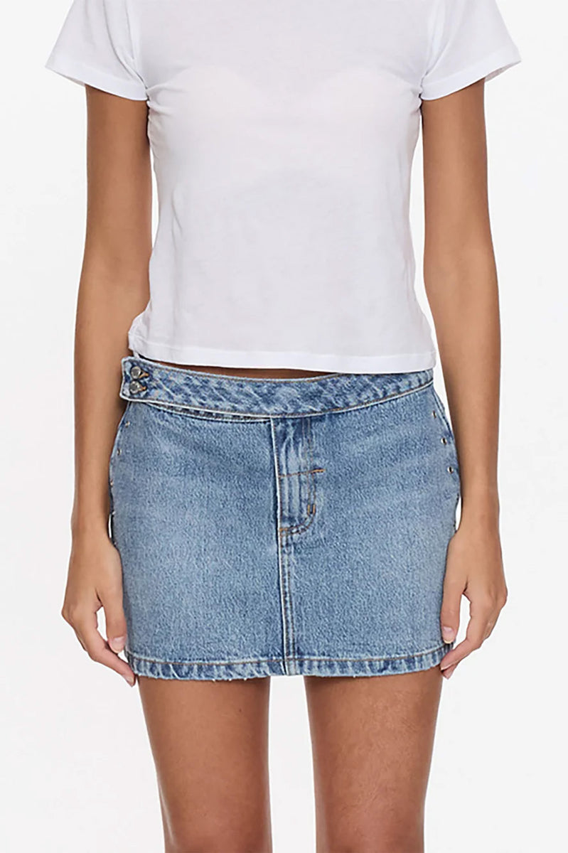 SHOP THRILLS - TULLI STUDDED MINI SKIRT - RUSTIC FADE – Chachi
