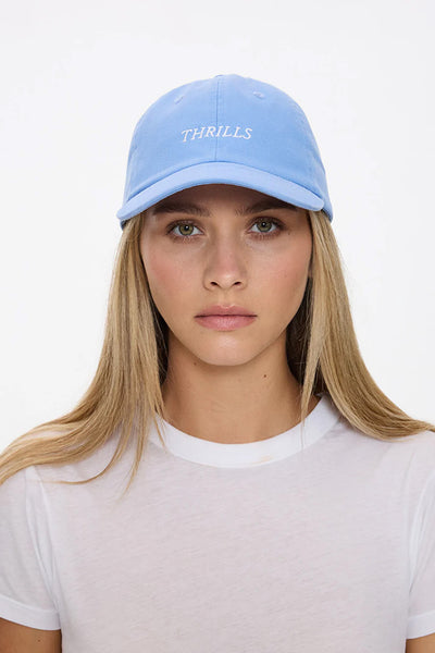 THRILLS - MINIMAL 6 PANEL CAP - CORNFLOWER BLUE - PERTH BOUTIQUE - AUSTRALIAN BOUTIQUE - WA BOUTIQUE - INTERNATIONAL SHIPPING - USA SHIPPING - PERTH STORES - PERTH STORE - AUSTRALIA - WA - WESTER AUSTRALIA - WOMENS FASHION - FASHION - CLOTHING - WA STOCKIST - PERTH STOCKIST - AUSTRALIAN STOCKIST - STOCKIST