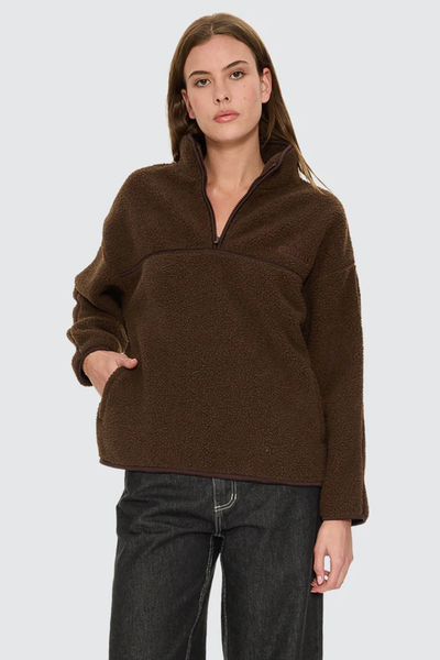 SHOP THRILLS ALL STAR SHERPA FLEECE IN BROWN ONLINE