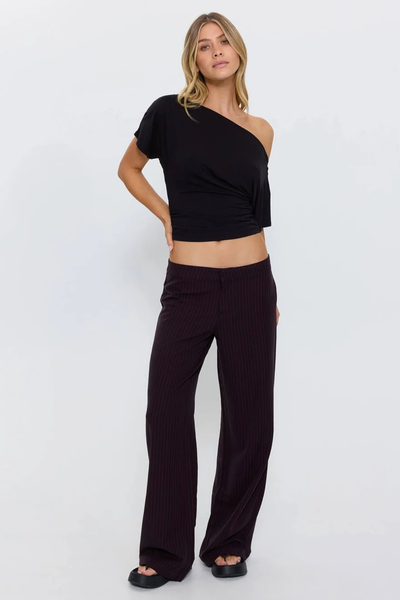SHOP THRILLS DEMI TOP IN BLACK ONLINE