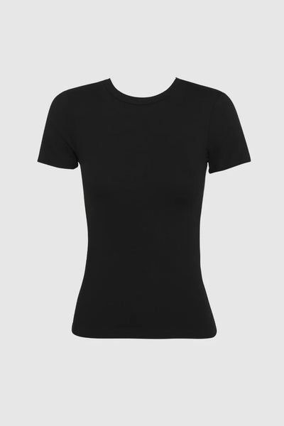 MADISON THE LABEL - TAMMY BABY TEE - BLACK - PERTH BOUTIQUE - AUSTRALIAN BOUTIQUE - WA BOUTIQUE - INTERNATIONAL SHIPPING - USA SHIPPING - PERTH STORES - PERTH STORE - AUSTRALIA - WA - WESTER AUSTRALIA - WOMENS FASHION - FASHION - CLOTHING - JEWELLERY - INSTORE - CLICK AND COLLECT - EXPRESS SHIPPING - LOCAL - WA STOCKIST - PERTH STOCKIST - AUSTRALIAN STOCKIST - STOCKIST