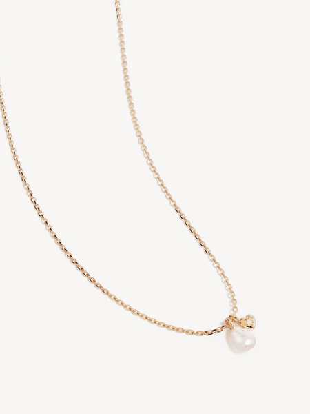  By Charlotte 18k Gold Vermeil Under the Moonlight Pearl Necklace