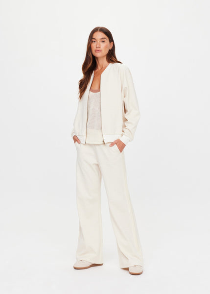 THE UPSIDE - NAVAR ISABELLA BOMBER JACKET - CREAM