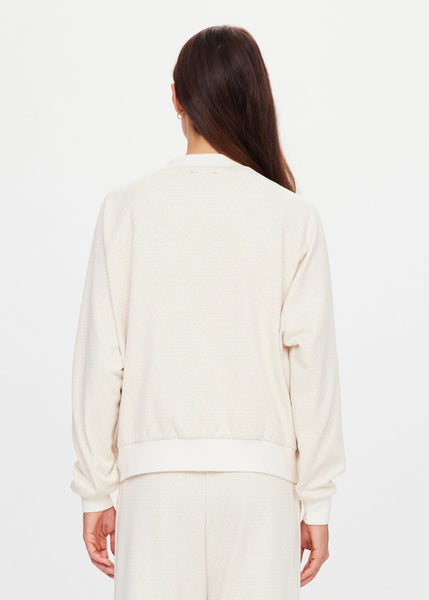 THE UPSIDE - NAVAR ISABELLA BOMBER JACKET - CREAM