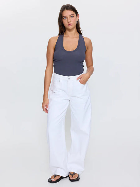 SHOP THRILLS SLOANE LOW RISE BARREL JEANS IN WHITEOUT ONLINE