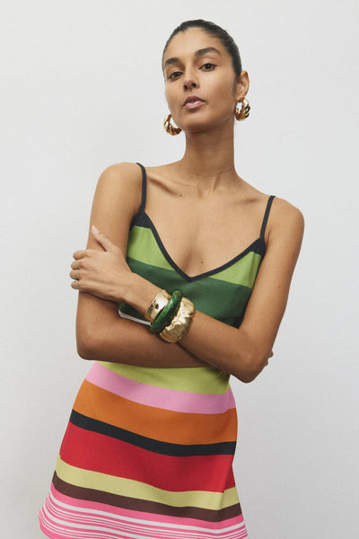 WITH HARPER LU - BIAS MINI DRESS - EMERALD STRIPE - PERTH BOUTIQUE - AUSTRALIAN BOUTIQUE - WA BOUTIQUE - INTERNATIONAL SHIPPING - USA SHIPPING - PERTH STORES - PERTH STORE - AUSTRALIA - WA - WESTER AUSTRALIA - WOMENS FASHION - FASHION - CLOTHING - WA STOCKIST - PERTH STOCKIST - AUSTRALIAN STOCKIST - STOCKIST