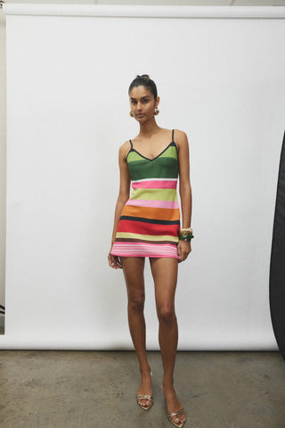 WITH HARPER LU - BIAS MINI DRESS - EMERALD STRIPE - PERTH BOUTIQUE - AUSTRALIAN BOUTIQUE - WA BOUTIQUE - INTERNATIONAL SHIPPING - USA SHIPPING - PERTH STORES - PERTH STORE - AUSTRALIA - WA - WESTER AUSTRALIA - WOMENS FASHION - FASHION - CLOTHING - WA STOCKIST - PERTH STOCKIST - AUSTRALIAN STOCKIST - STOCKIST