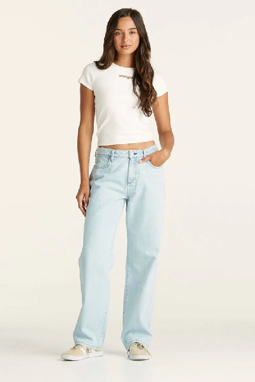 WRANGLER - MID BELLA BAGGY RELAXED JEAN - DUDLEY FADE  - PERTH STOCKIST - AUSTRALIAN STOCKIST - WA STOCKIST - AUSTRALIA STOCKIST - AUS STOCKIST - PERTH BOUTIQUE - WA BOUTIQUE - AUS BOUTIQUE - AUSTRALIA BOUTIQUE 