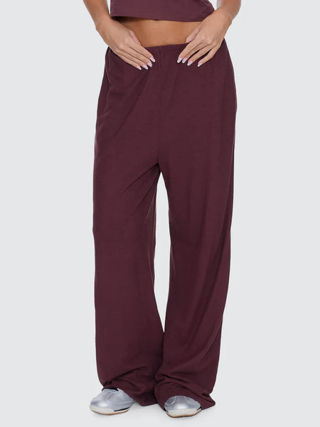 THRILLS - HEMP RELAX PANT - BITTER CHOCOLATE