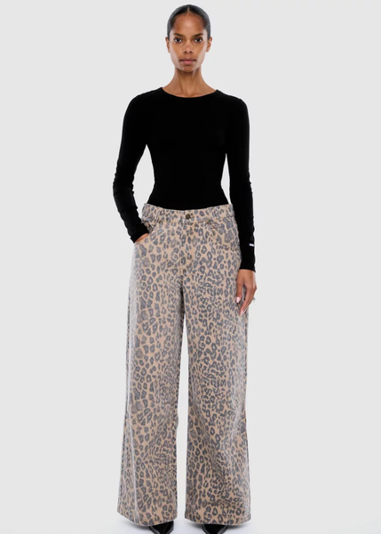 SHOP ENA PELLY WYNN ANIMAL JEAN IN LEOPARD ONLINE
