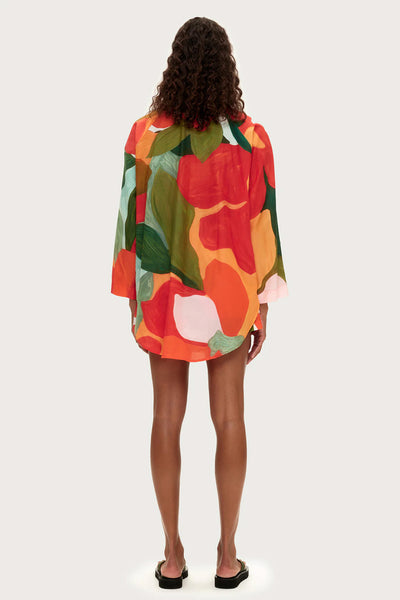  ZULU & ZEPHYR - COTTON SILK SHIRT - RED FLORAL - PERTH BOUTIQUE - AUSTRALIAN BOUTIQUE - WA BOUTIQUE - INTERNATIONAL SHIPPING - USA SHIPPING - PERTH STORES - PERTH STORE - AUSTRALIA - WA - WESTER AUSTRALIA - WOMENS FASHION - FASHION - CLOTHING - WA STOCKIST - PERTH STOCKIST - AUSTRALIAN STOCKIST - STOCKIST