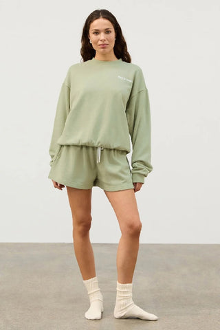 ZULU & ZEPHYR - FLEECE SPORT SWEAT SHORT - EUCALYPTUS - PERTH STOCKIST - AUSTRALIAN STOCKIST - WA STOCKIST - AUSTRALIA STOCKIST - AUS STOCKIST - PERTH BOUTIQUE - WA BOUTIQUE - AUS BOUTIQUE - AUSTRALIA BOUTIQUE