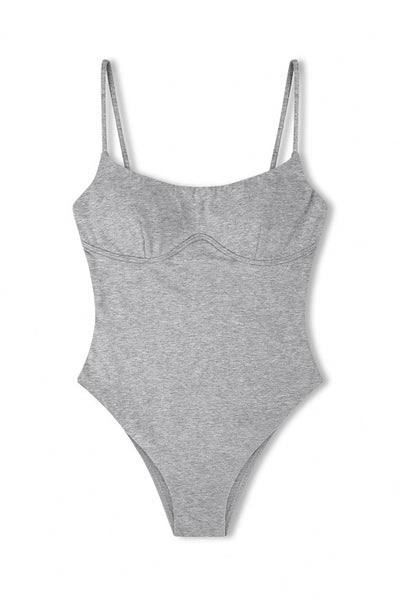 ZULU & ZEPHYR - GREY MARLE ONE PIECE