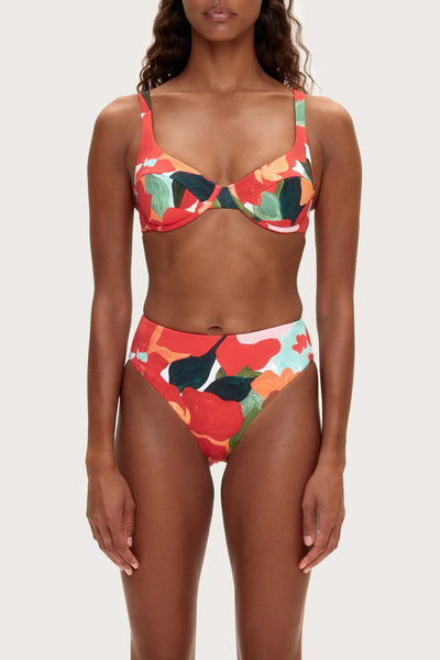 ZULU & ZEPHYR - HIGH FULL BRIEF - RED FLORAL - PERTH BOUTIQUE - AUSTRALIAN BOUTIQUE - WA BOUTIQUE - INTERNATIONAL SHIPPING - USA SHIPPING - PERTH STORES - PERTH STORE - AUSTRALIA - WA - WESTER AUSTRALIA - WOMENS FASHION - FASHION - CLOTHING - WA STOCKIST - PERTH STOCKIST - AUSTRALIAN STOCKIST - STOCKIST