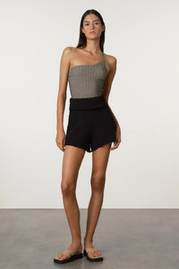 ZULU & ZEPHYR - KNIT JUMPER - KNIT SHORT - BLACK BOUCLE - PERTH BOUTIQUE - AUSTRALIAN BOUTIQUE - WA BOUTIQUE - INTERNATIONAL SHIPPING - USA SHIPPING - PERTH STORES - PERTH STORE - AUSTRALIA - WA - WESTER AUSTRALIA - WOMENS FASHION - FASHION - CLOTHING - WA STOCKIST - PERTH STOCKIST - AUSTRALIAN STOCKIST - STOCKIST