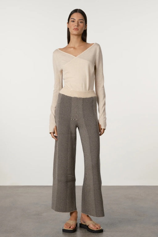 ZULU & ZEPHYR - KNIT PANT - KNIT JUMPER - BLACK HERRINGBONE - PERTH BOUTIQUE - AUSTRALIAN BOUTIQUE - WA BOUTIQUE - INTERNATIONAL SHIPPING - USA SHIPPING - PERTH STORES - PERTH STORE - AUSTRALIA - WA - WESTER AUSTRALIA - WOMENS FASHION - FASHION - CLOTHING - WA STOCKIST - PERTH STOCKIST - AUSTRALIAN STOCKIST - STOCKIST