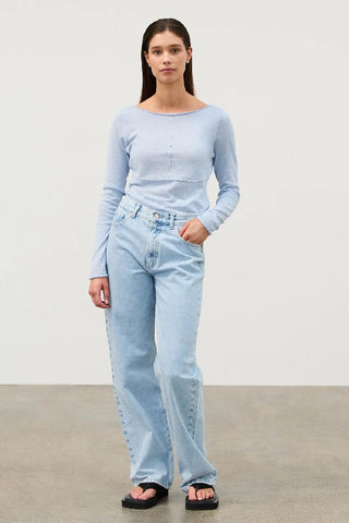 ZULU & ZEPHYR - MID RISE JEAN - LIGHT WASH - PERTH STOCKIST - AUSTRALIAN STOCKIST - WA STOCKIST - AUSTRALIA STOCKIST - AUS STOCKIST - PERTH BOUTIQUE - WA BOUTIQUE - AUS BOUTIQUE - AUSTRALIA BOUTIQUE 